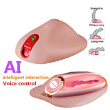 Automatic Telescopic Heating Masturbation Cup | Intelligent Voice Control Male Masturbator pocket vagina real pussy Erotic Sextoy