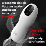 Vacuum Sucking Vibrator Automatic Heating Male Masturbators Cup | Pocket Vagina real pussy flashlight Sex machine