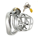 Male Chastity Device Bondage Cock Ring curved Stainless Steel | Penis Cage Cock Cage Sex Toys for Men Adult Toys Penis Sleeve